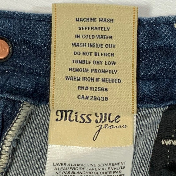 Miss Me Bling Boot Cut Sequin Jeans - Size 28 - Picture 15 of 15